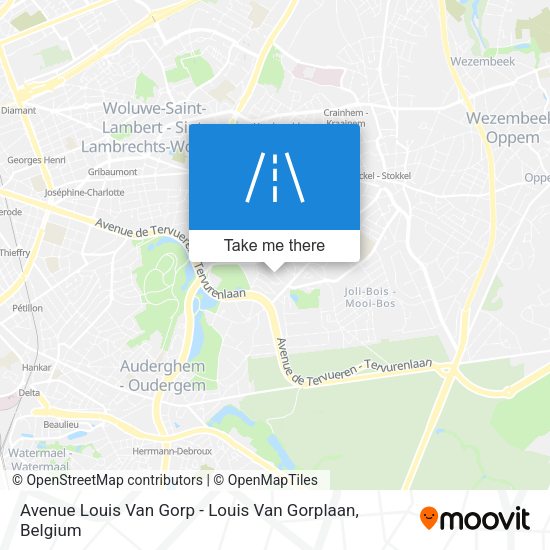 Avenue Louis Van Gorp - Louis Van Gorplaan map