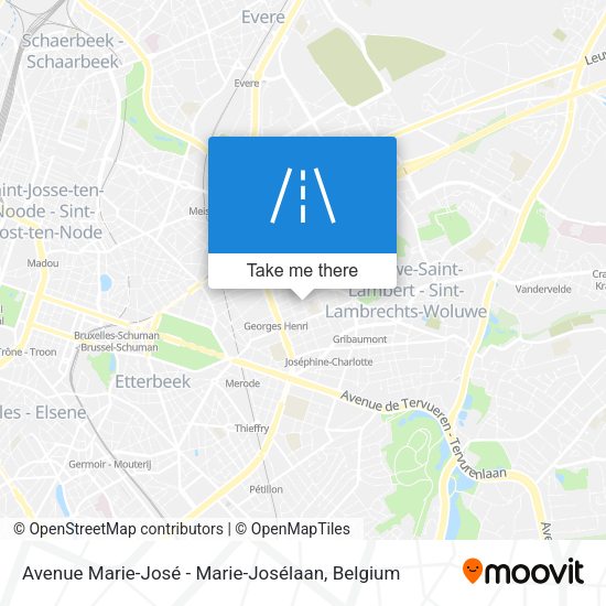 Avenue Marie-José - Marie-Josélaan map
