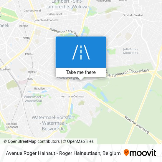 Avenue Roger Hainaut - Roger Hainautlaan map