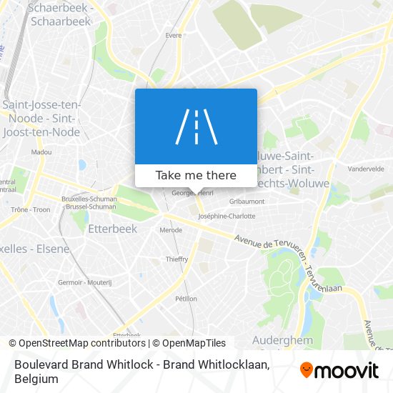 Boulevard Brand Whitlock - Brand Whitlocklaan map