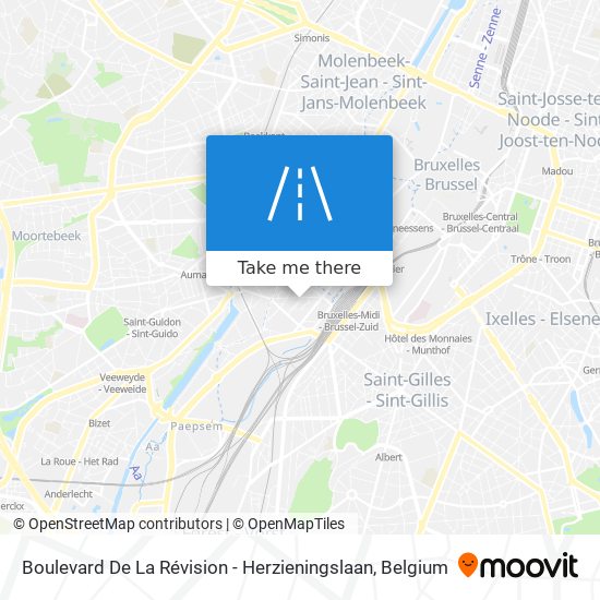 Boulevard De La Révision - Herzieningslaan plan