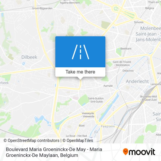 Boulevard Maria Groeninckx-De May - Maria Groeninckx-De Maylaan map