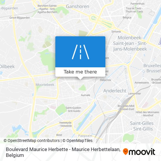 Boulevard Maurice Herbette - Maurice Herbettelaan map