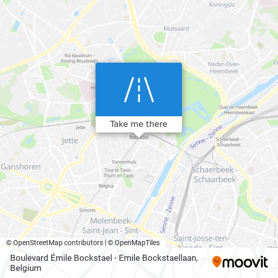 Boulevard Émile Bockstael - Emile Bockstaellaan plan