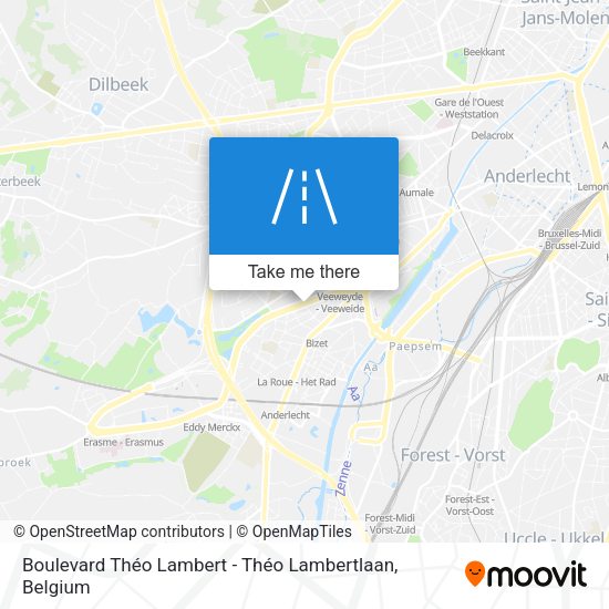 Boulevard Théo Lambert - Théo Lambertlaan plan