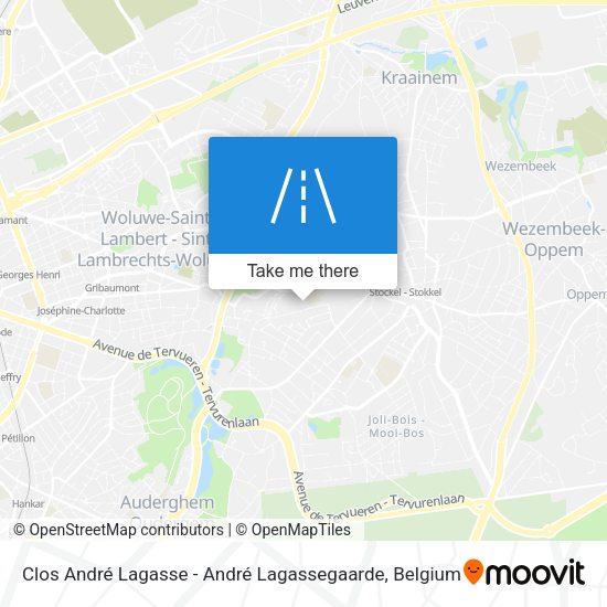 Clos André Lagasse - André Lagassegaarde map