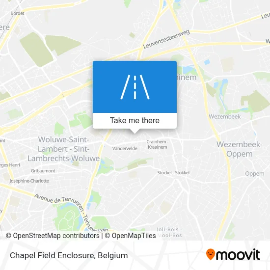 Chapel Field Enclosure map