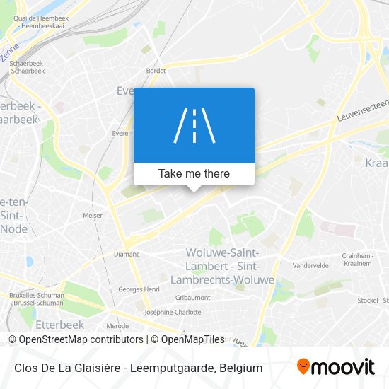 Clos De La Glaisière - Leemputgaarde plan