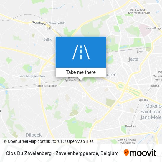 Clos Du Zavelenberg - Zavelenberggaarde plan