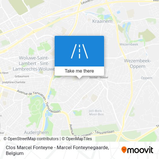 Clos Marcel Fonteyne - Marcel Fonteynegaarde map