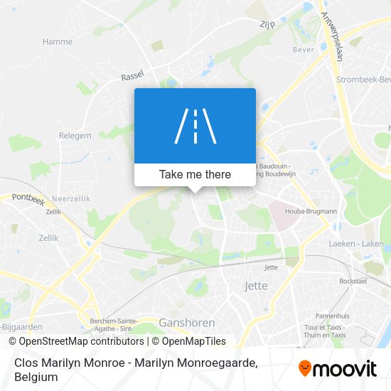 Clos Marilyn Monroe - Marilyn Monroegaarde map