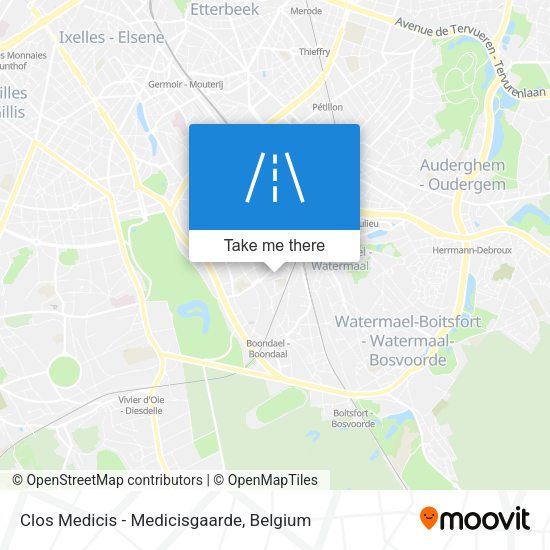 Clos Medicis - Medicisgaarde map