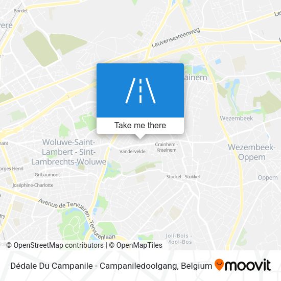 Dédale Du Campanile - Campaniledoolgang map