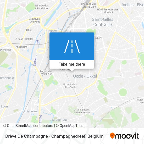 Drève De Champagne - Champagnedreef plan