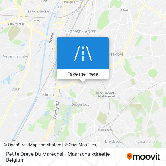 Petite Drève Du Maréchal - Maarschalkdreefje plan