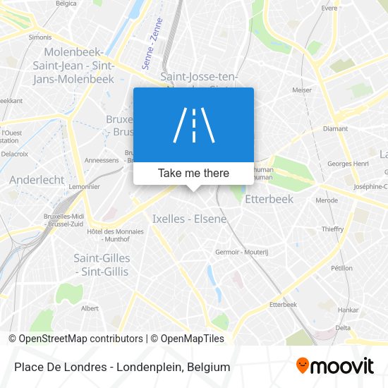 Place De Londres - Londenplein map