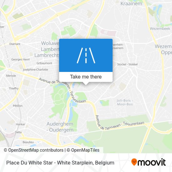 Place Du White Star - White Starplein map