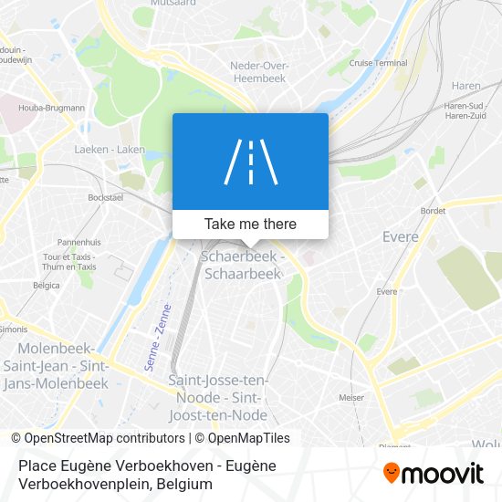 Place Eugène Verboekhoven - Eugène Verboekhovenplein map