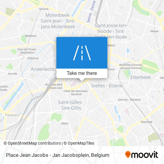 Place Jean Jacobs - Jan Jacobsplein map