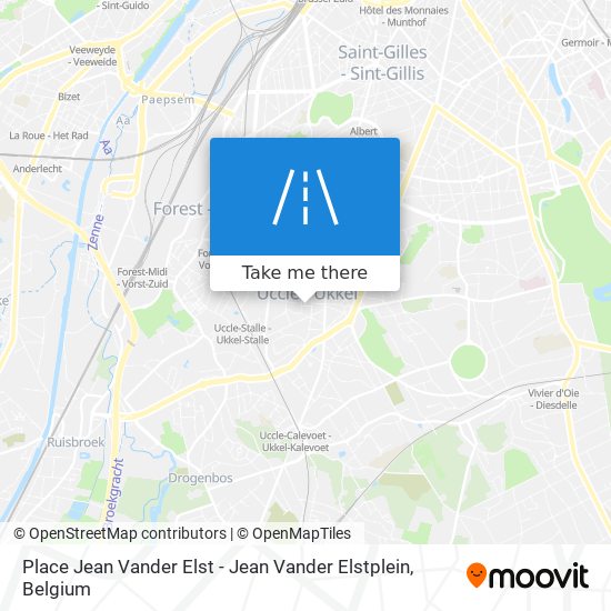 Place Jean Vander Elst - Jean Vander Elstplein plan