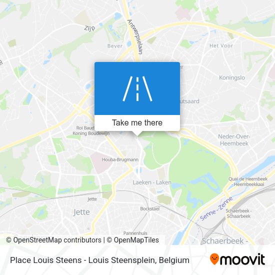 Place Louis Steens - Louis Steensplein map