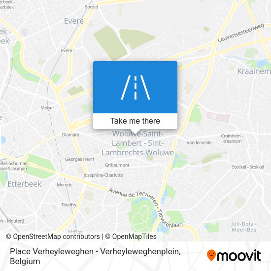 Place Verheyleweghen - Verheyleweghenplein map