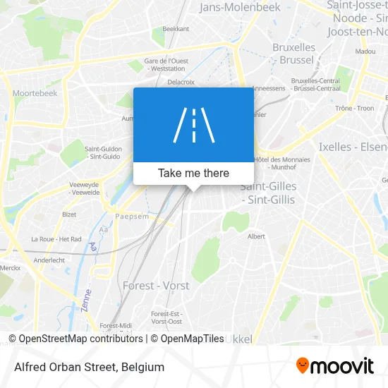 Alfred Orban Street map