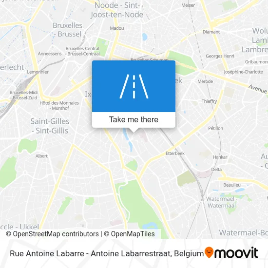 Antoine Labarre Street map