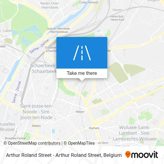 Arthur Roland Street - Arthur Roland Street map