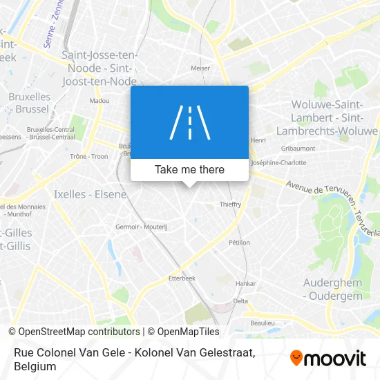 Colonel Van Gele Street - Colonel Van Gele Street map