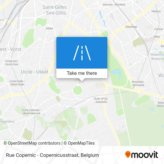 Copernicus Street map