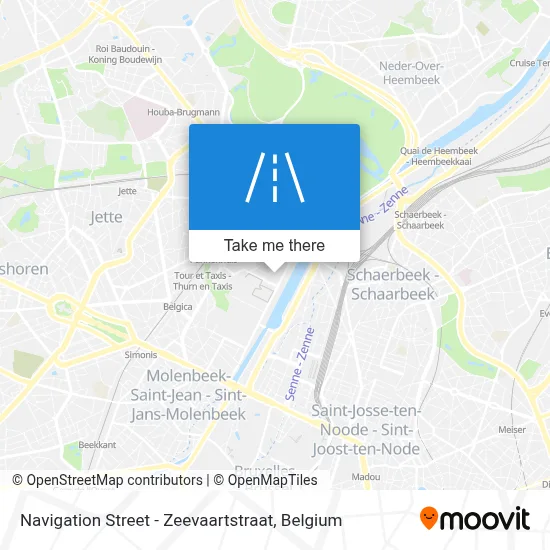 Navigation Street - Zeevaartstraat map
