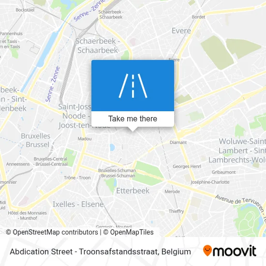 Abdication Street - Troonsafstandsstraat map