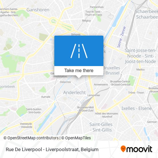 Rue De Liverpool - Liverpoolstraat map