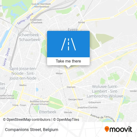 Companions Street map