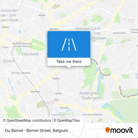 Du Bemel - Bemel Street map
