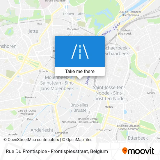 Frontispiece Street - Frontispiece Street map