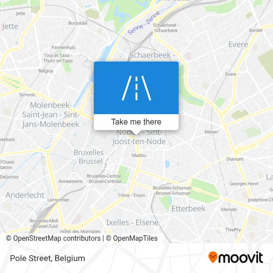 Pole Street map
