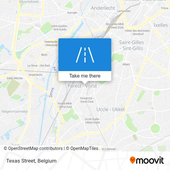 Texas Street map