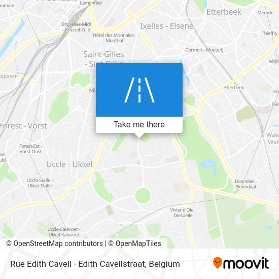 Edith Cavell Street map