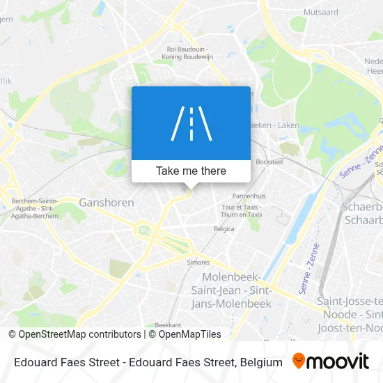 Edouard Faes Street - Edouard Faes Street map