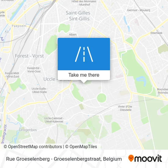 Groeselenberg Street map