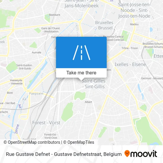 Gustave Defnet Street map