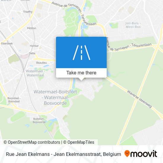 Rue Jean Ekelmans - Jean Ekelmansstraat map