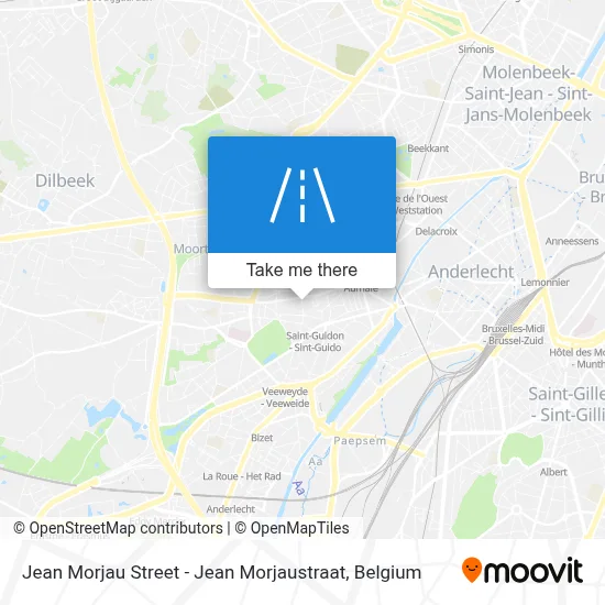 Jean Morjau Street - Jean Morjaustraat map