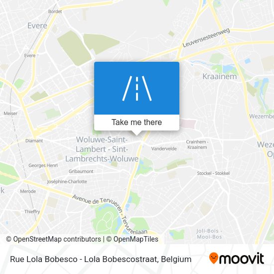 Rue Lola Bobesco - Lola Bobescostraat map