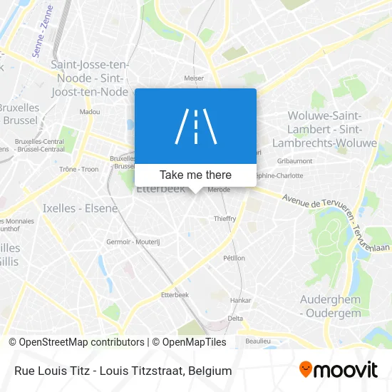 Louis Titz Street - Louis Titzstraat map