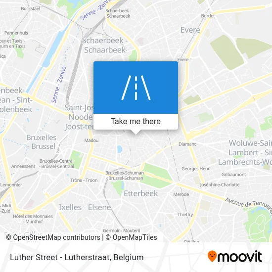 Luther Street - Lutherstraat map