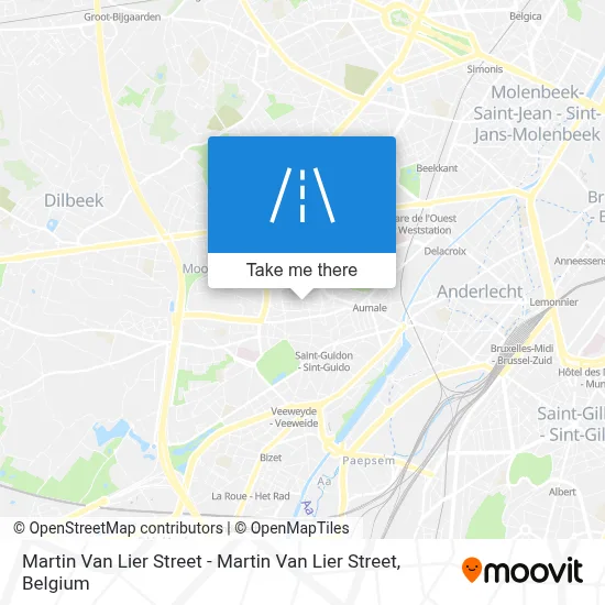 Martin Van Lier Street - Martin Van Lier Street map