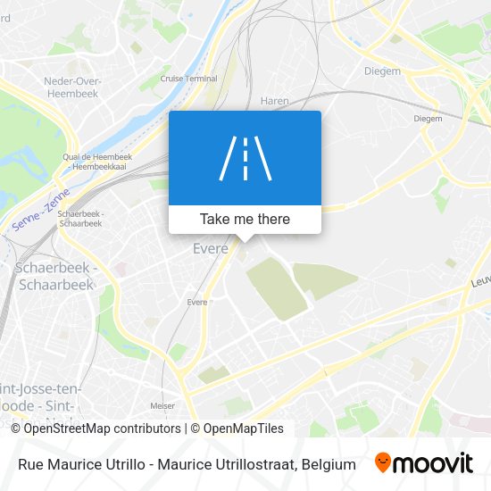 Rue Maurice Utrillo - Maurice Utrillostraat map